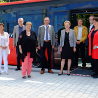 Feierliche Einweihung des Zentralen Busbahnhofs Weilheim