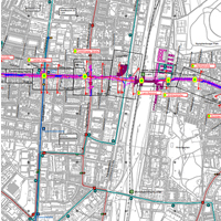 Plan Neubau Tram-Westtangente 