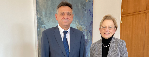 Der Generalkonsul der Republik Bulgarien, Dragomir Dimitrov, stattete Regierungspräsidentin Maria Els einen Besuch ab.