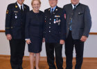 v.l.n.r.: Johann Eitzenberger (Kreisbrandrat des Landkreises Garmisch-Partenkirchen), Regierungspräsidentin Maria Els, Kurt Schweda (Kreisbrandmeister), Anton Speer (Landrat des Landkreises Garmisch-Partenkirchen)