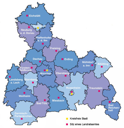 Landratsämter in Oberbayern