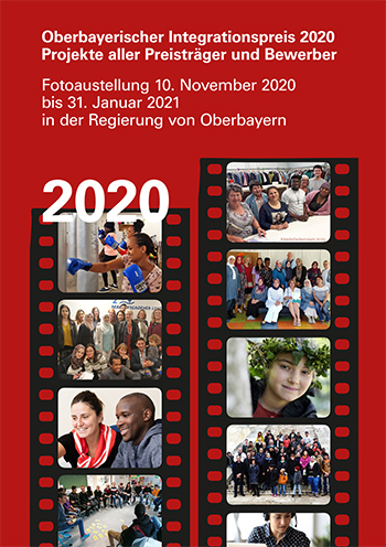 Plakat Oberbayerischer Integrationspreis 2020 Plakat Integrationspreis 2020
