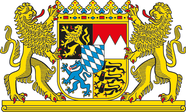 Das große bayerische Staatswappen Das große bayerische Staatswappen